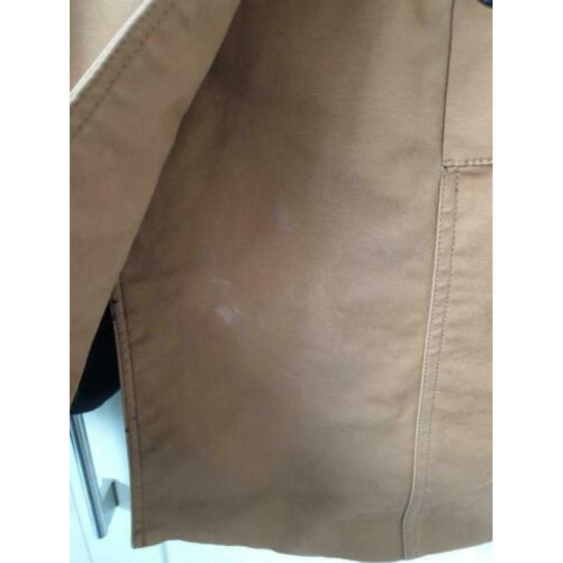 Cognac kleurige zomerjas maat 38