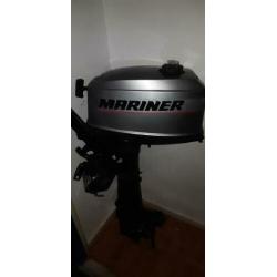 Aluminium boot met 5pk marinier