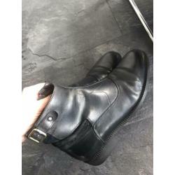 G STAR RAW zwarte leer laarsjes 42 heren booties mode