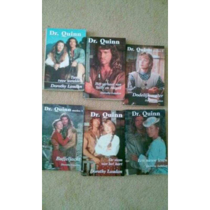 6 Boeken van dr. Quinn. 1.50 per stuk alle 6. 7,00 euro
