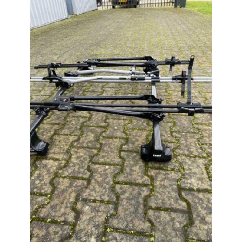 Fietsendrager voor op het dak voor 3 fietsen