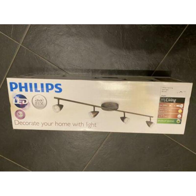 Spotlamp brons, nieuw