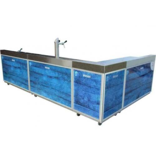 Licht reclame bar beursstand beurswand beurs opstelling led