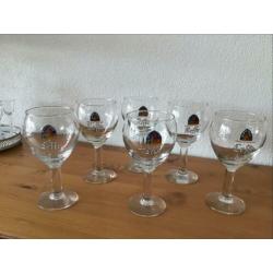 6 Leffe trappistenbierglazen