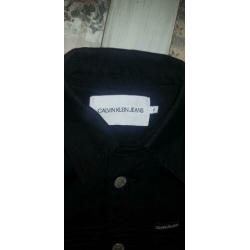 Calvin klein spijker jas zwart
