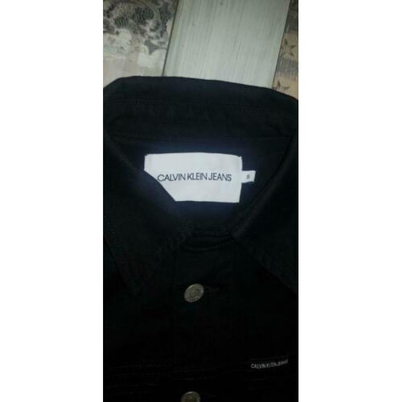 Calvin klein spijker jas zwart