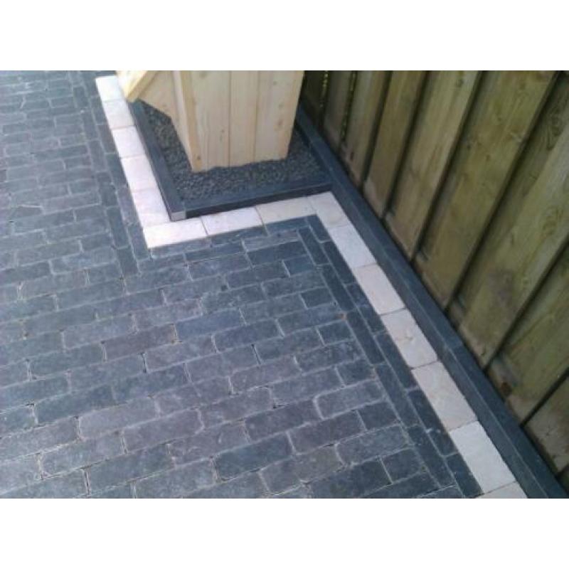 landelijke dikformaat klinkers Chinees hardsteen 20x7x5 cm