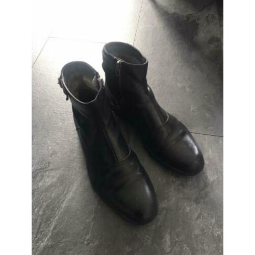G STAR RAW zwarte leer laarsjes 42 heren booties mode