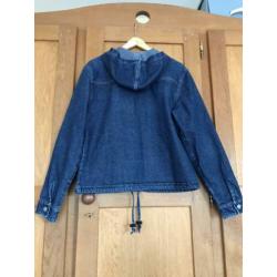 Jeansjas met capuchon