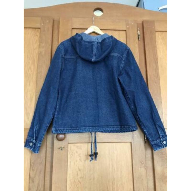 Jeansjas met capuchon