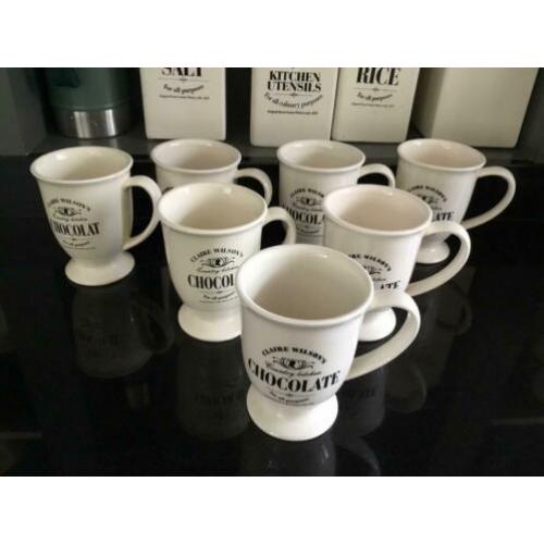 Claire Wilson 7 chocolademelk bekers