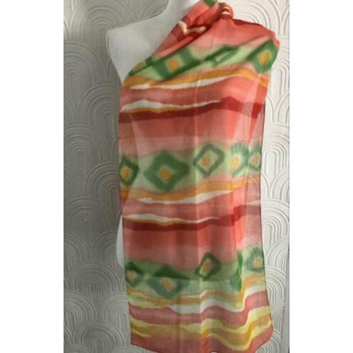 Polyester sjaal - 39x156 cm - geprint