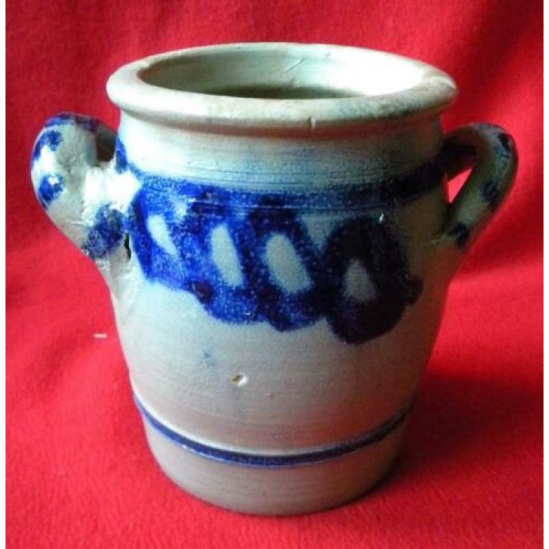 Lot van 6 stuks oude Keulse potten.