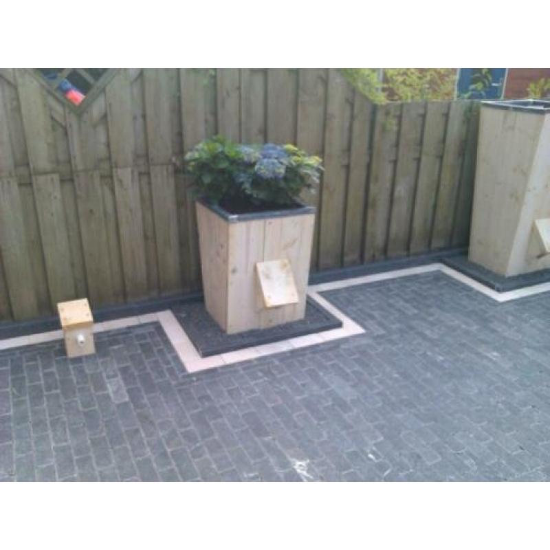 landelijke dikformaat klinkers Chinees hardsteen 20x7x5 cm