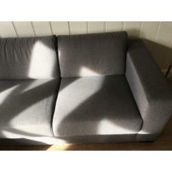 Lounge bank 3 persoons grijs