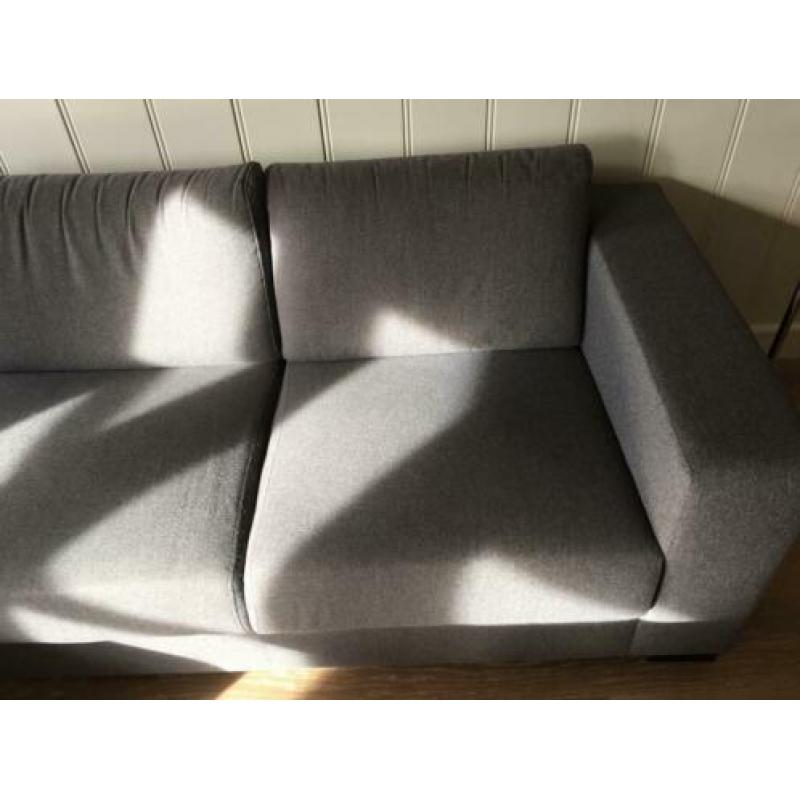 Lounge bank 3 persoons grijs