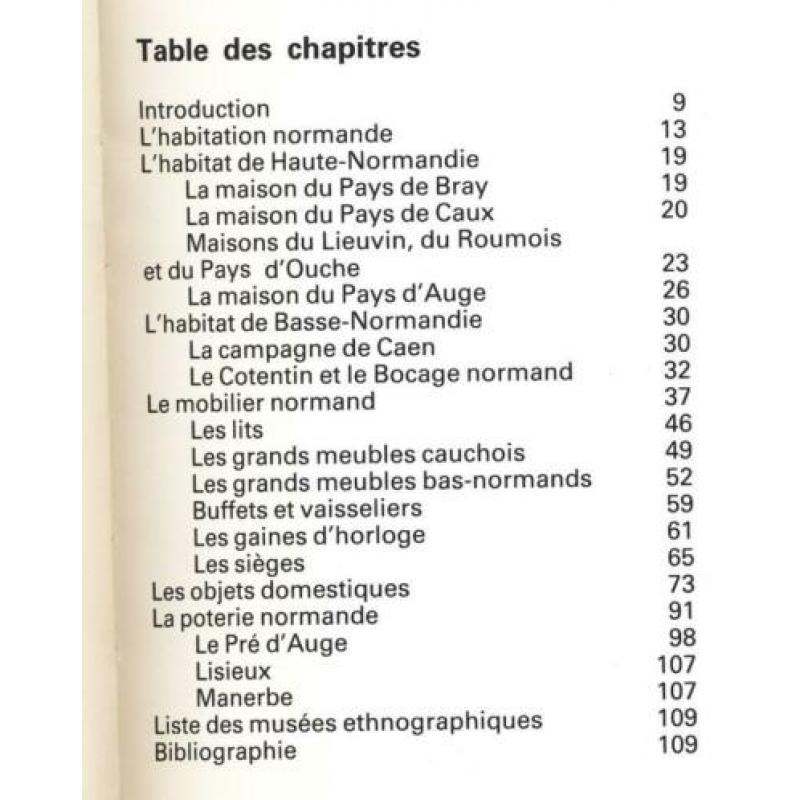 Temoins de la vie paysanne: La Normandie; antiek