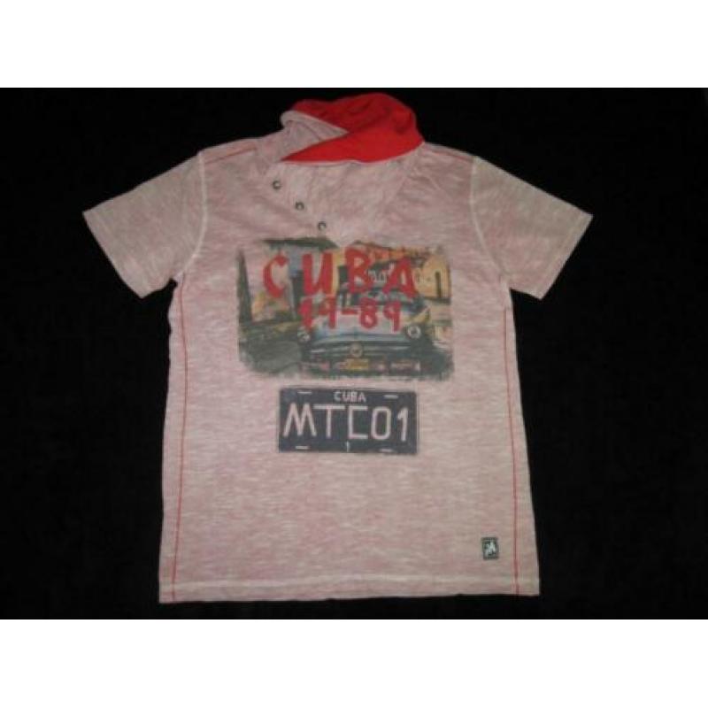 Super stoer MITCH shirt met col maat 152.