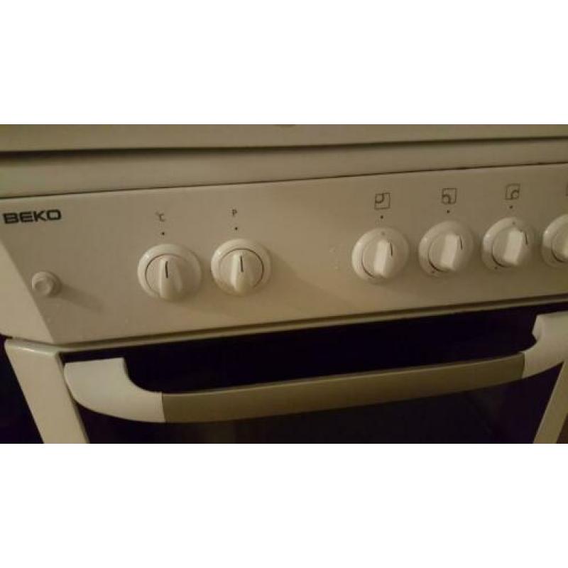 Gasfornuis met elektrische oven
