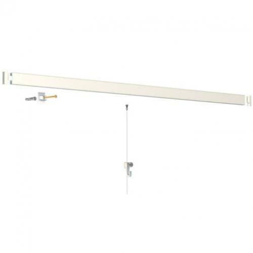 Click Rail Set schilderij ophangsysteem compleet 2 meter wit