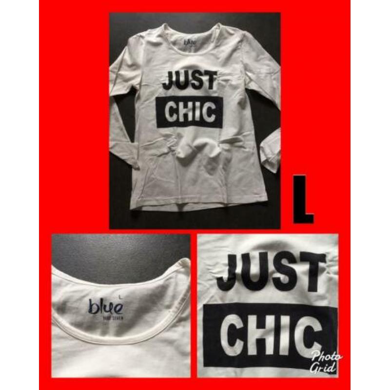 BLEU SEVEN??crème shirt met lange mouwen ??L