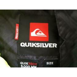 Zwarte ski jas Quicksilver maat 14 jaar