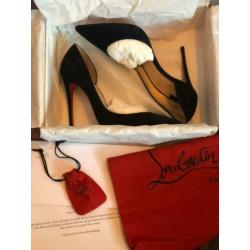 Christian Louboutins Iriza velours Zwart Pumps 36