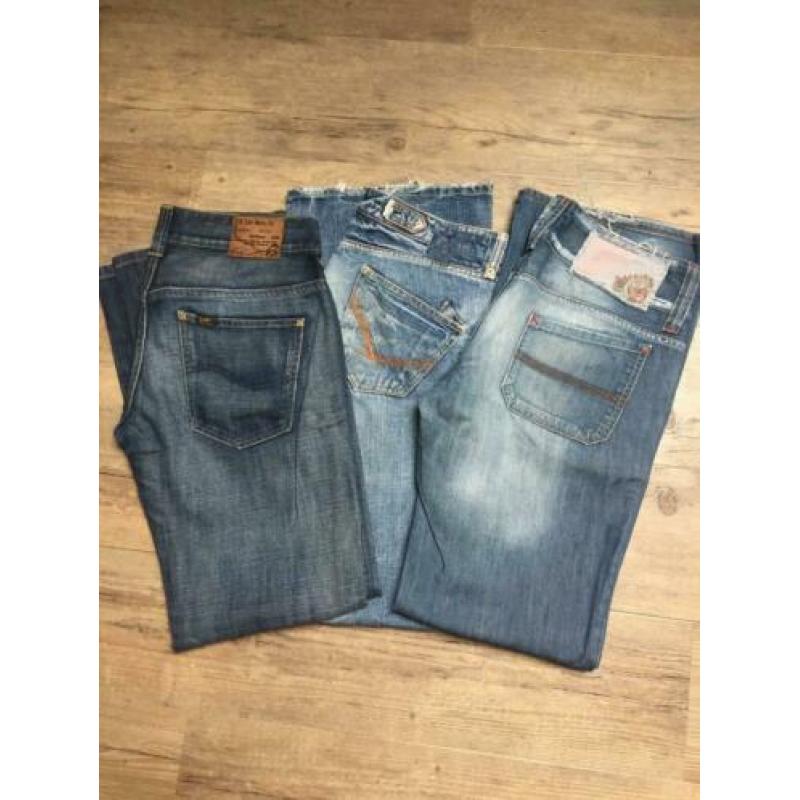 Dames jeans x3 Lee Capsize River Island