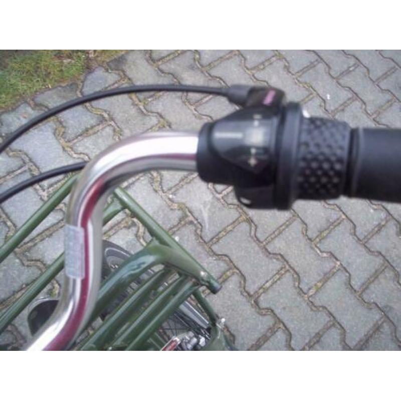 24 inch gebruikte stoere gazelle FREESTYLER n3 legergroen !!