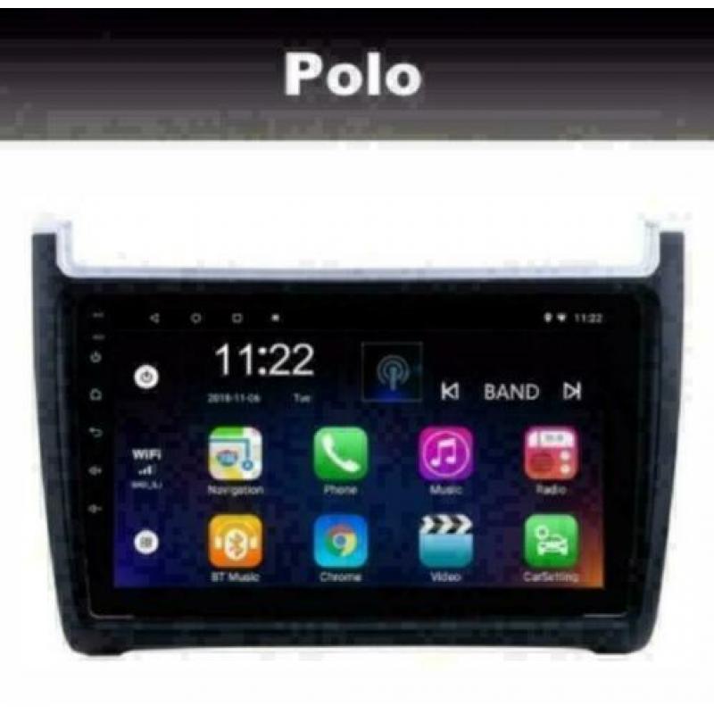 VW Polo bluemotion radio navigatie android 8.1 wifi dab 9''