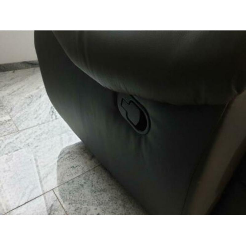 Luxe verstelbare antraciet kleur 3 zits bankstel te koop!