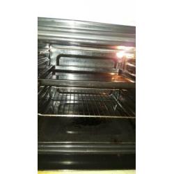 Gasfornuis met elektrische oven