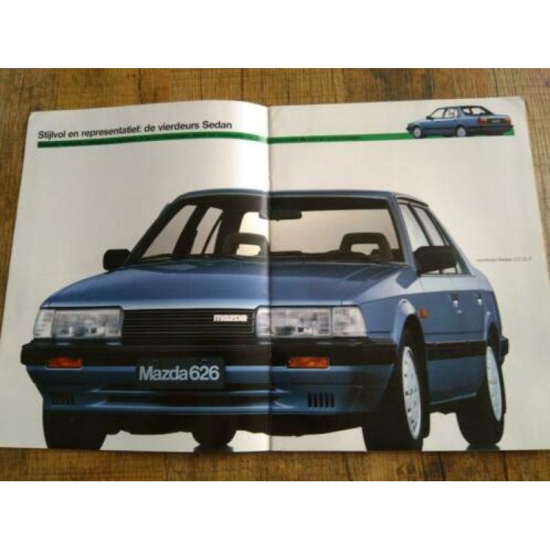 Mazda 626 folder uit 1986