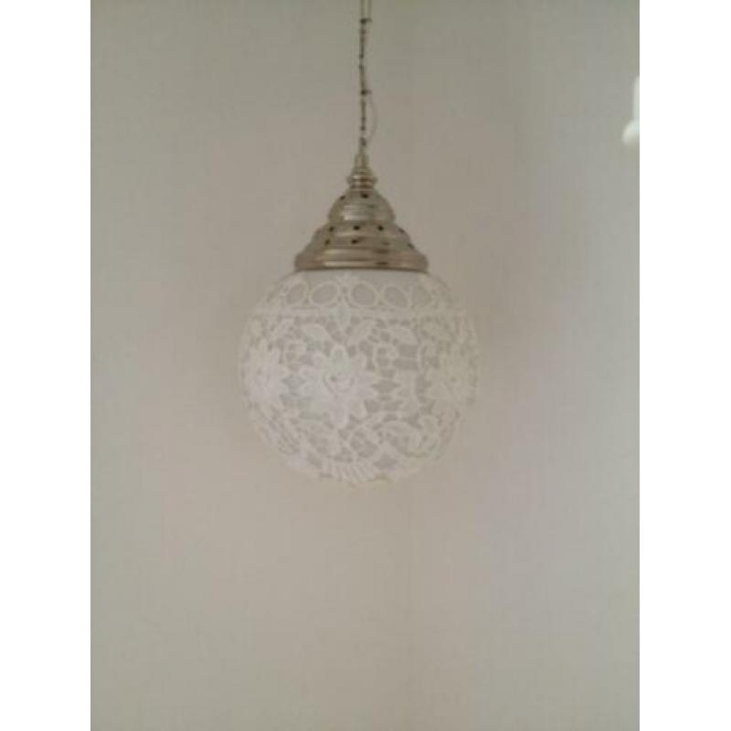 Verschillende lampen hanglamp kant XXL nieuw! glaslamp