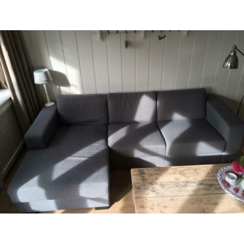 Lounge bank 3 persoons grijs