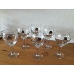 6 Leffe trappistenbierglazen