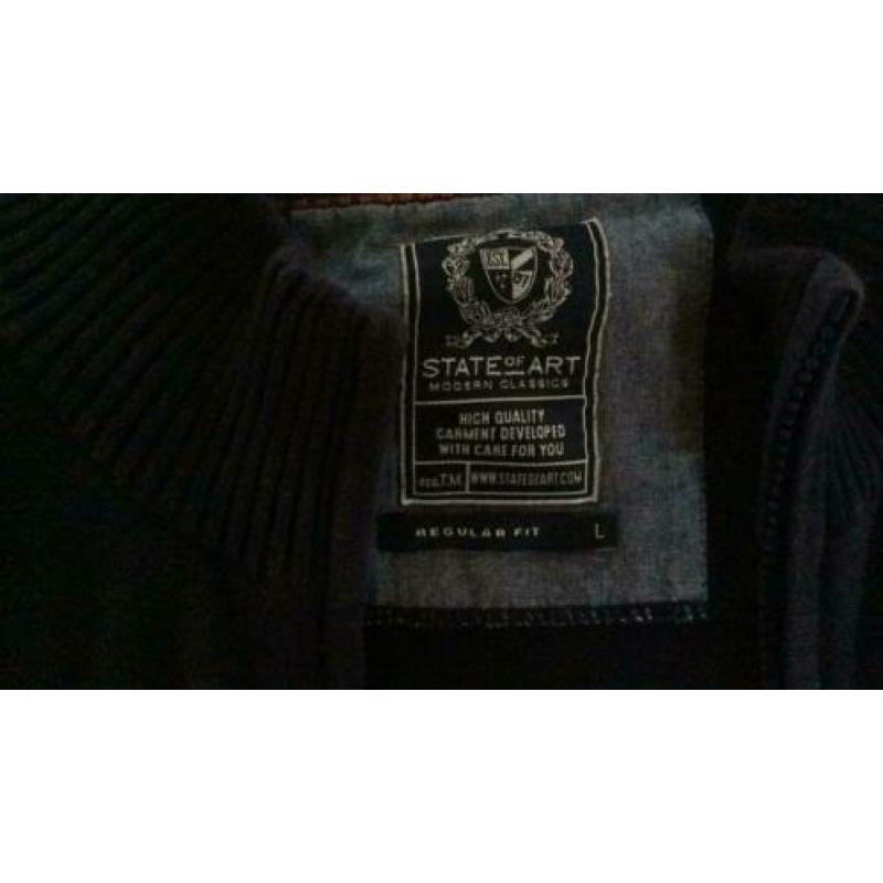 Vest, State of Art, blauw, maat L