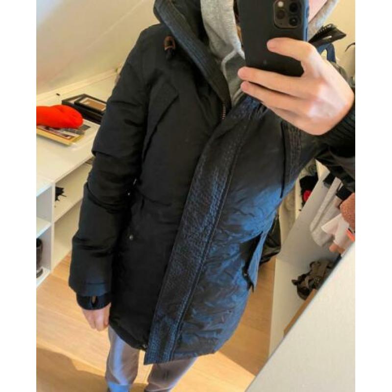 ZO GOED ALS NIEUW! Moscow winterjas zwart maat XS