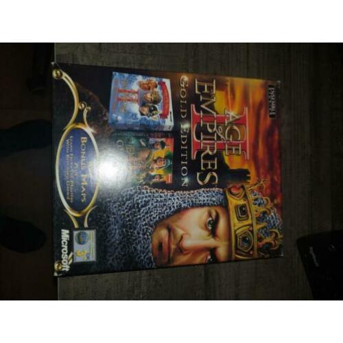 Age of empires 2 gold edition big box!