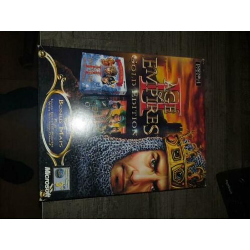 Age of empires 2 gold edition big box!
