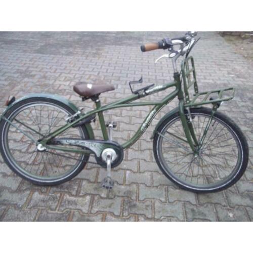 24 inch gebruikte stoere gazelle FREESTYLER n3 legergroen !!
