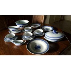 servies Royal Copenhagen Tranquebar blauw