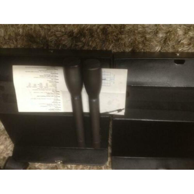 AudioTechnica 2 x ATM10 Omnidirectional Condenser Microphone