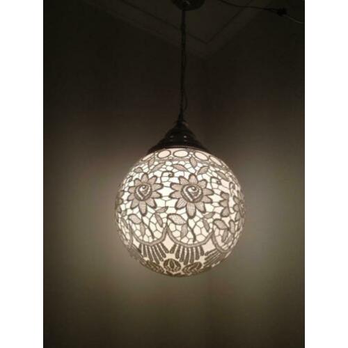 Verschillende lampen hanglamp kant XXL nieuw! glaslamp