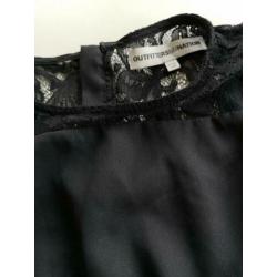 Zwart jurkje van outfitters Nation maat 140 (maat 10)