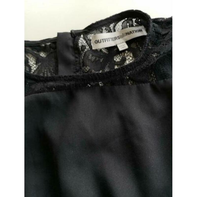Zwart jurkje van outfitters Nation maat 140 (maat 10)