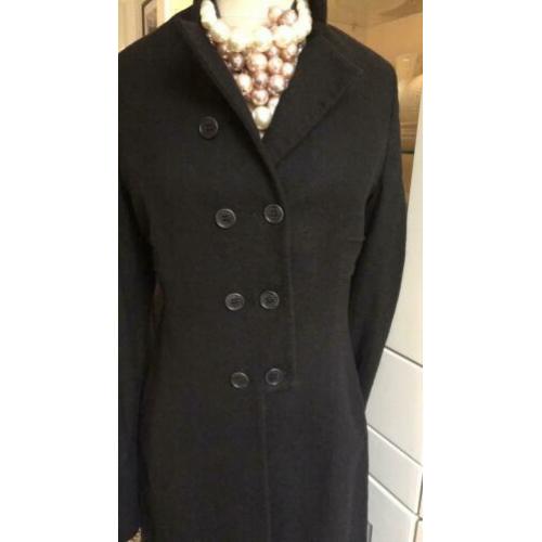 Zwart SCAPA 100% LAMSWOLLEN jas/colbert, 36 mooi model izgs