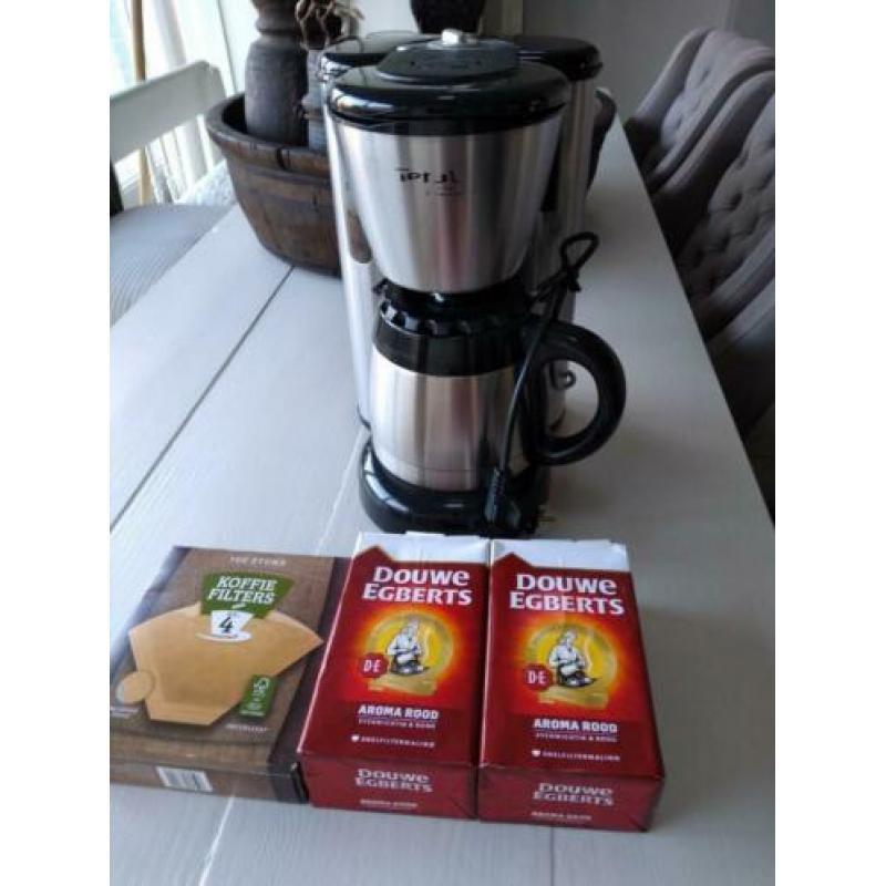 Koffiezetapparaat Tefal + 1 KG koffie * filters gratis bij