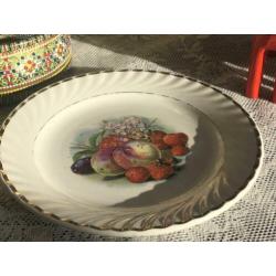 Dessertbordje handbeschilderd van Nimy