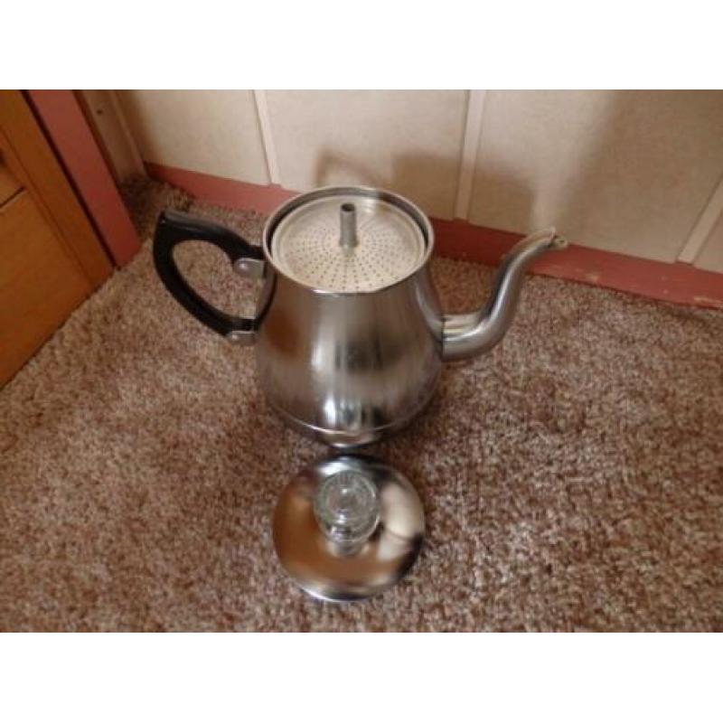 ouderwetse Pruttelpot Percolator koffiepot Bredemeyer